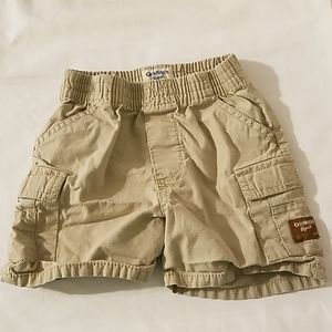 🌷OshKosh Khaki Infant Boy shorts w/side pockets